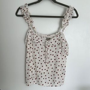 ASOS POLKA DOT TOP